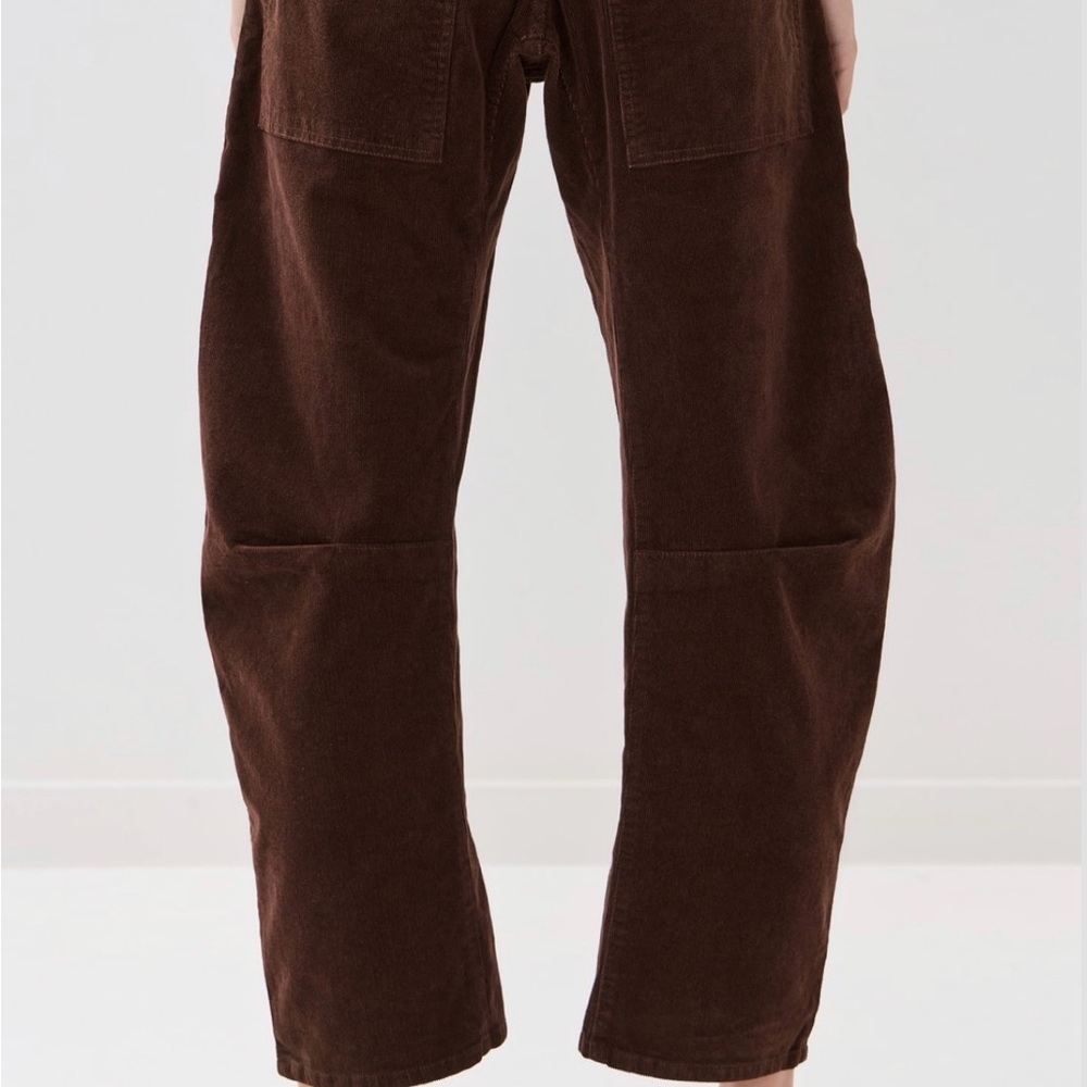 Nili Lotan Shon Corduroy Pants – Size 8 – NWT Merlot - Picture 3 of 6